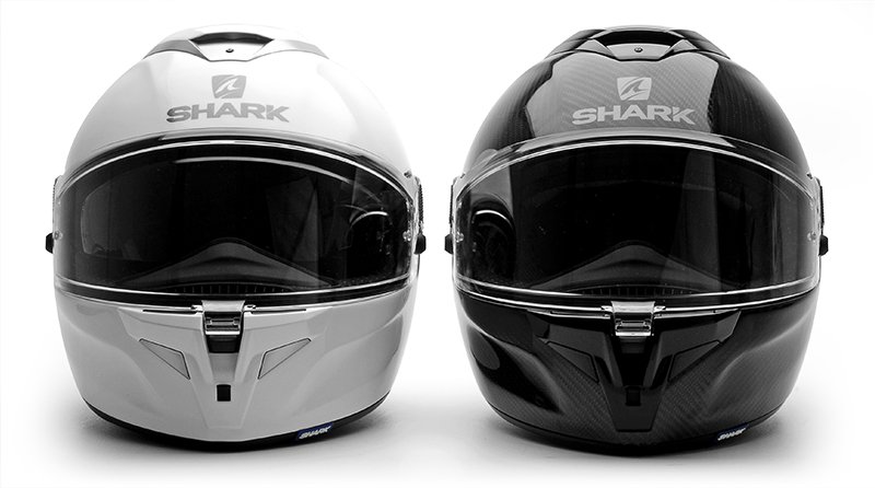 Shark Spartan GT solid vs carbon front